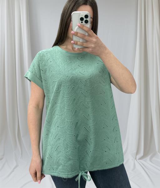 Футболка Novetly Store (48-56) 25048 green (лето)