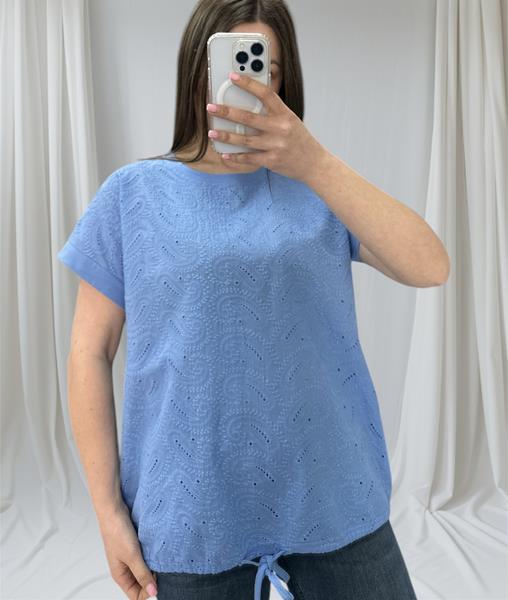 Футболка Novetly Store (48-56) 25048 l.blue (лето)