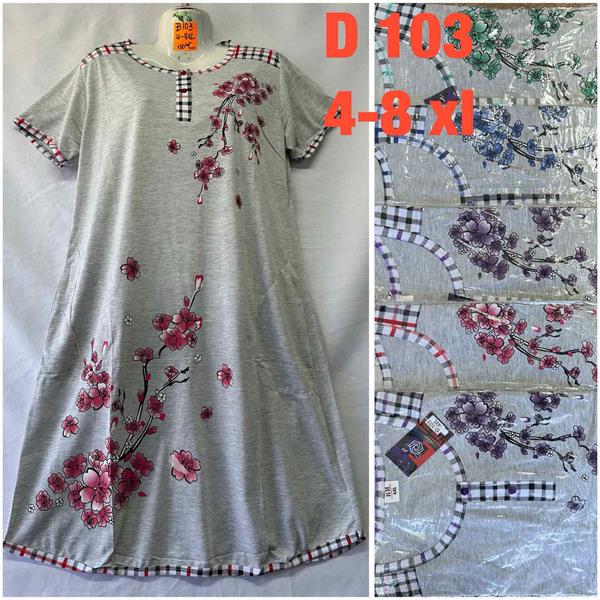 Ночнушка Sevim (4XL-8XL) D103 mix (лето)