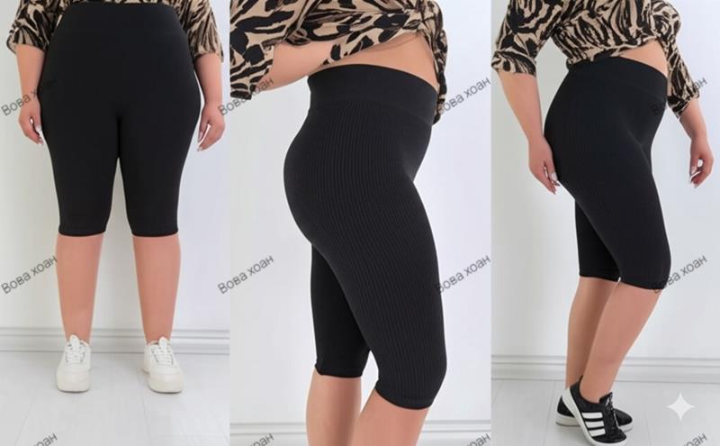 Бриджи Hoan (4XL-8XL) 510-3 black (лето)