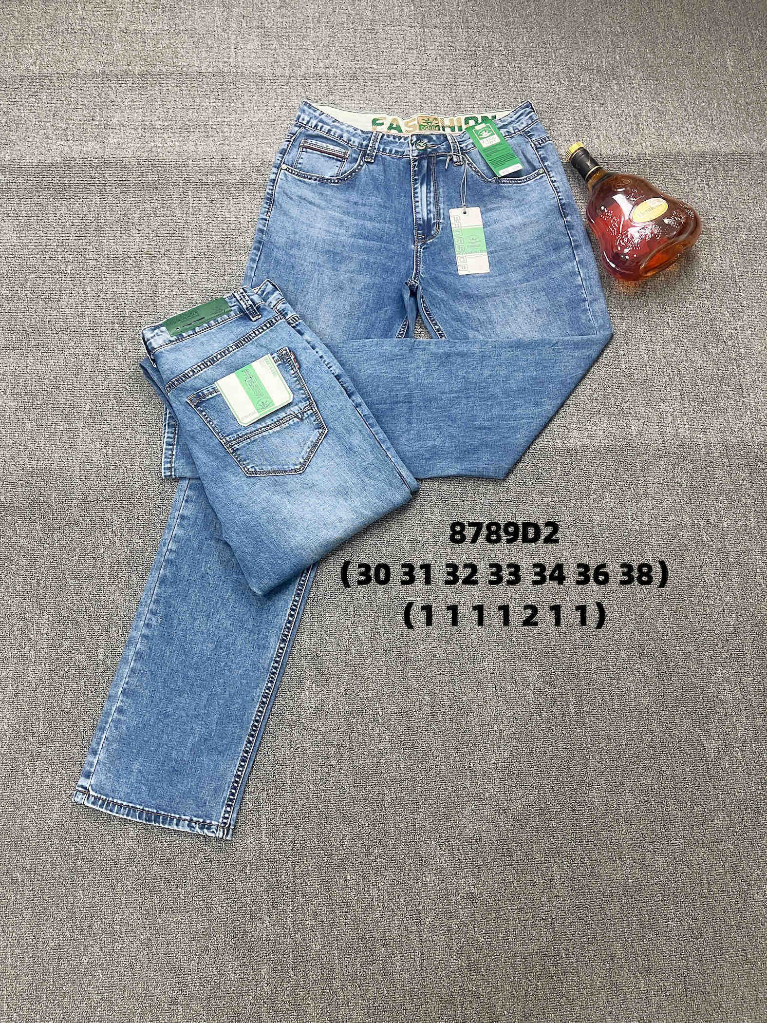Джинсы Vanda (30-38) 8797D2 blue (деми)