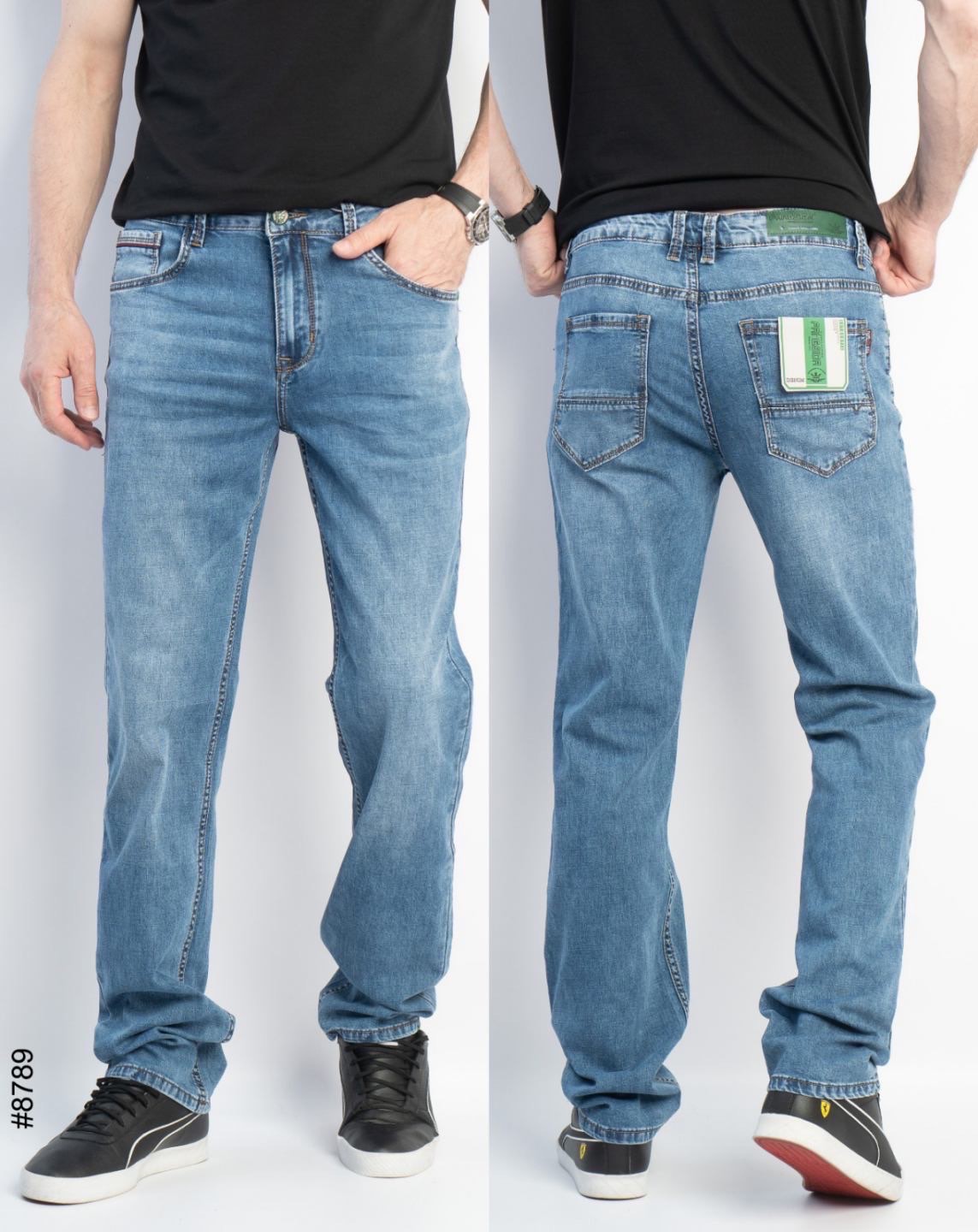 Джинсы Vanda (30-38) 8789 blue (деми)