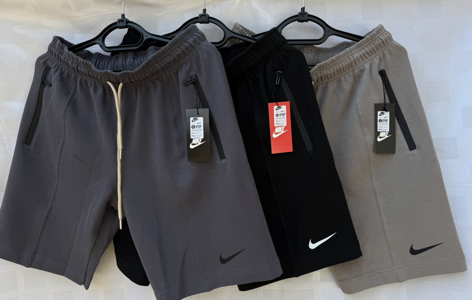 Шорты Shon (M-3XL) S338 grey (лето)