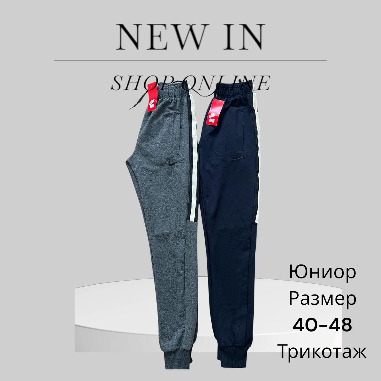 Штаны спорт Phi Hung (40-48) P53 navy (деми)