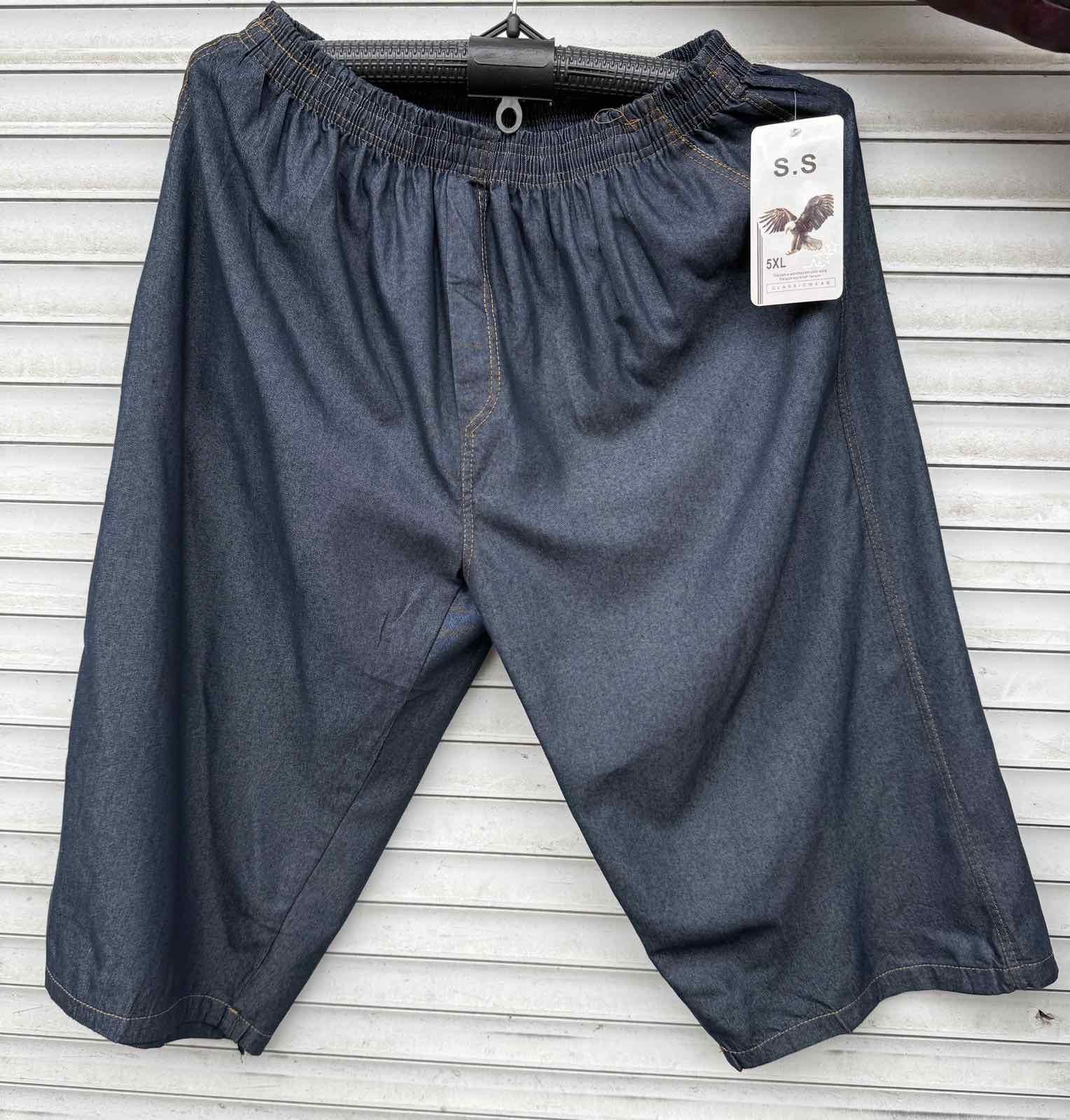Бриджи Essa (XL-5XL) E89 navy (лето)