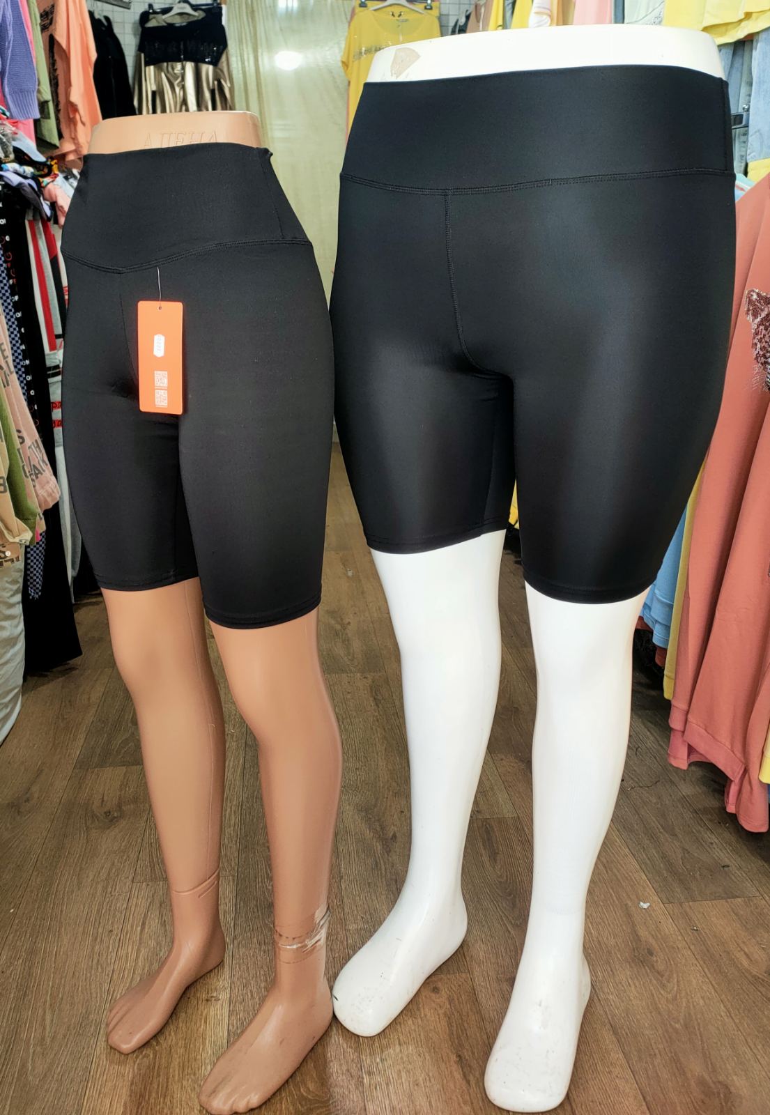 Велосипедки Acheal (XL-5XL) A4 black (лето)