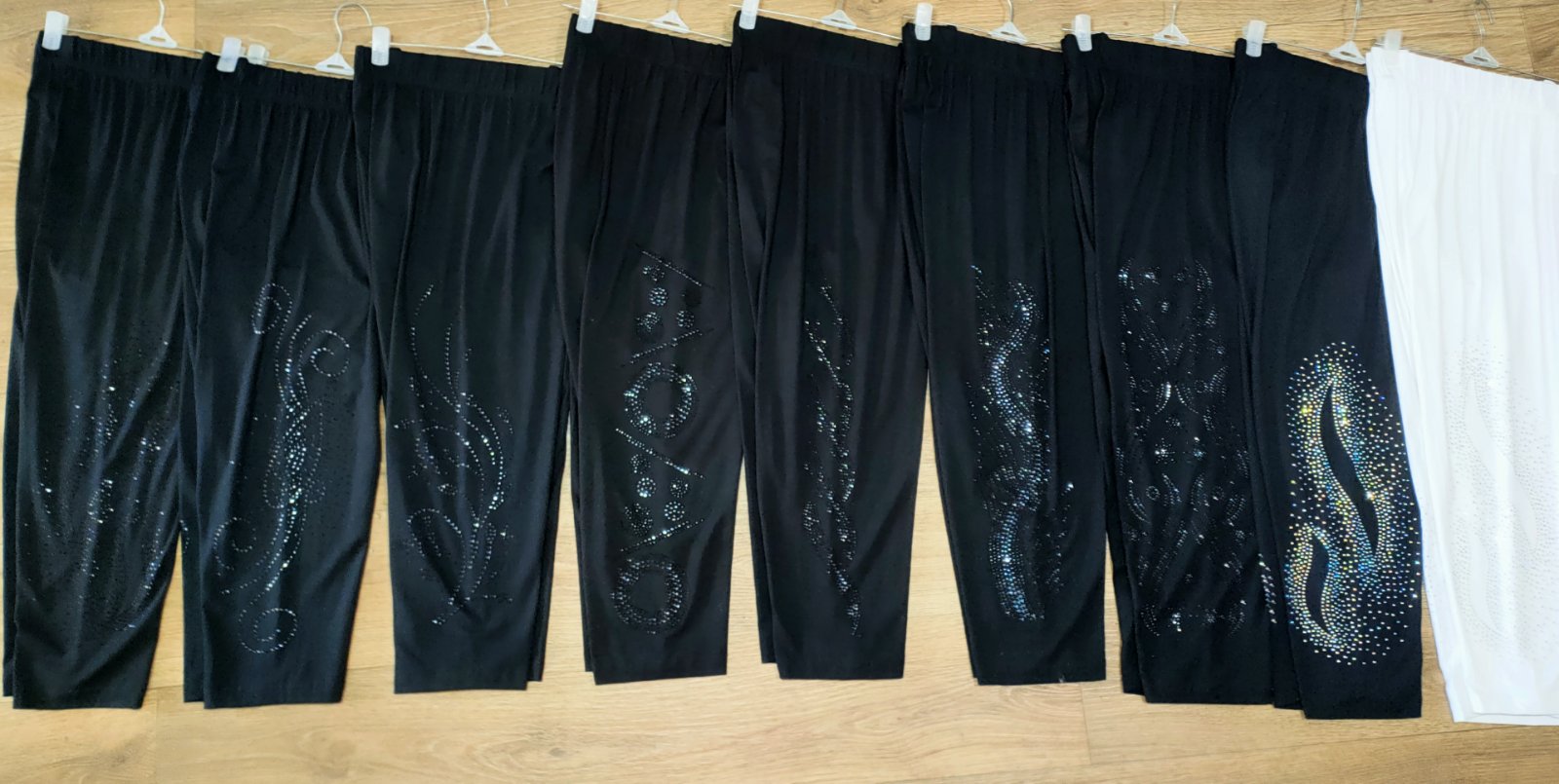 Бриджи Acheal (7XL-10XL) A52 black (лето)