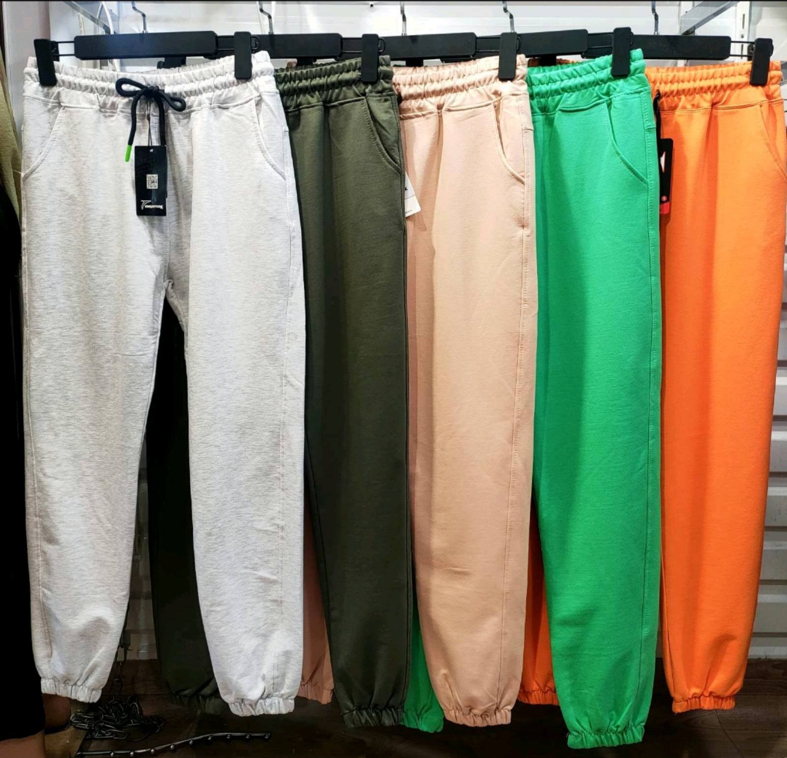 Штаны спорт Acheal (S-2XL) A16 green (деми)