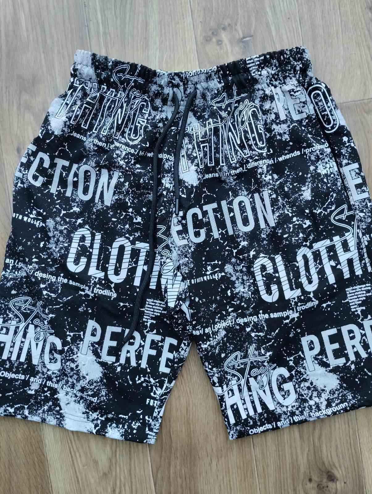 Шорты Panda (M-2XL) 1741 black (лето)