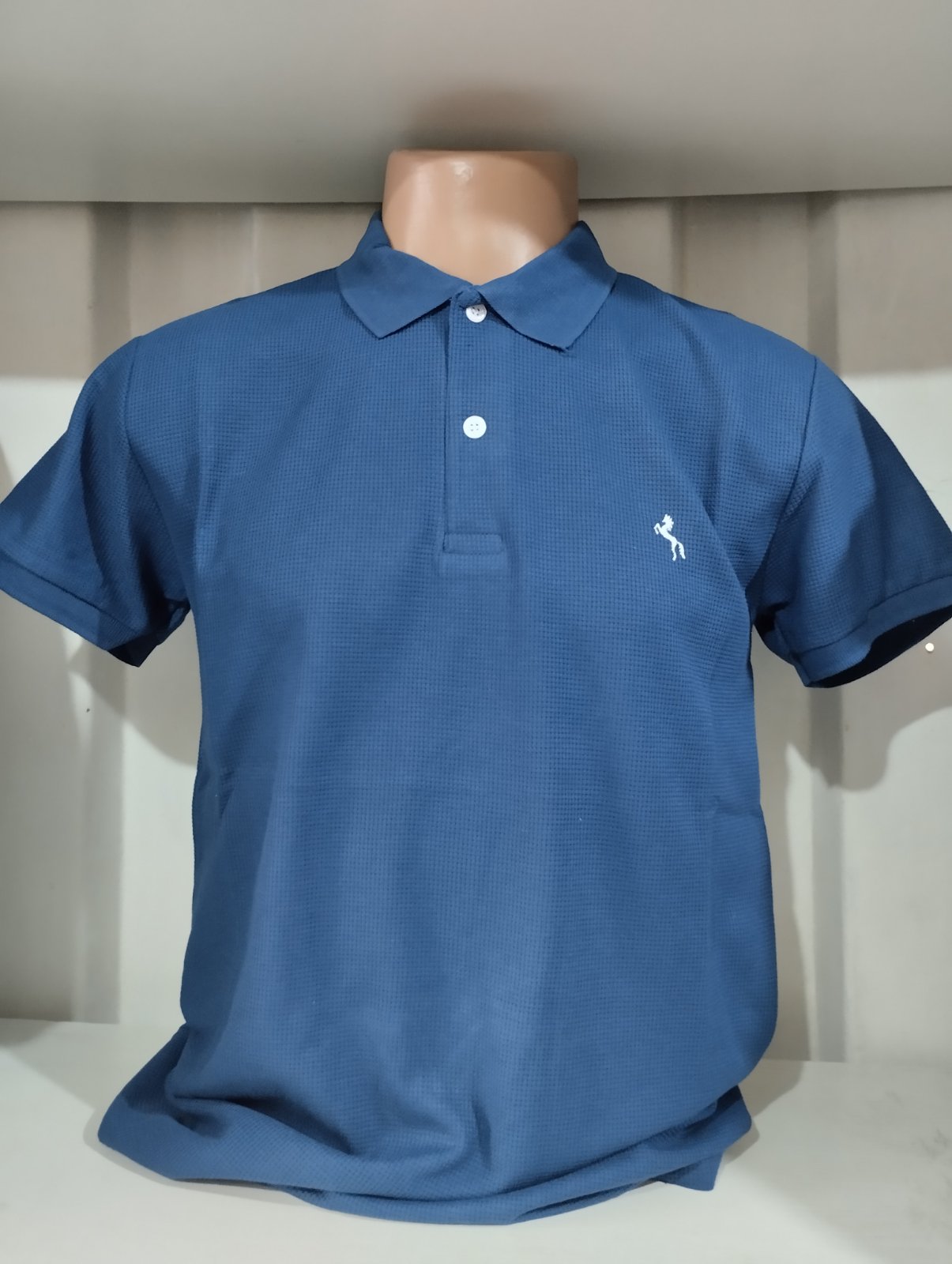 Футболка Panda (M-3XL) 1770 blue (лето)