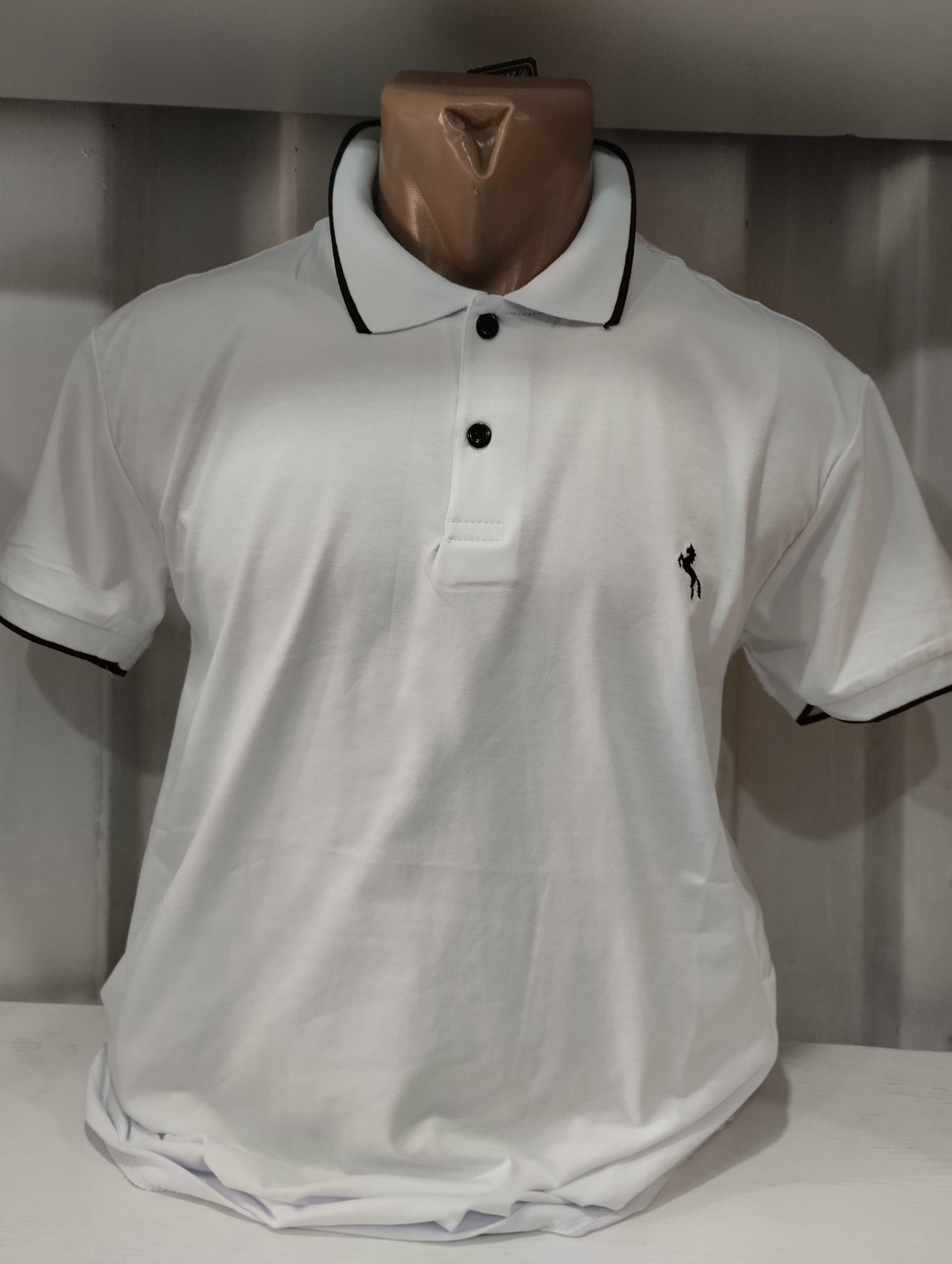 Футболка Panda (M-3XL) 1773 white (лето)