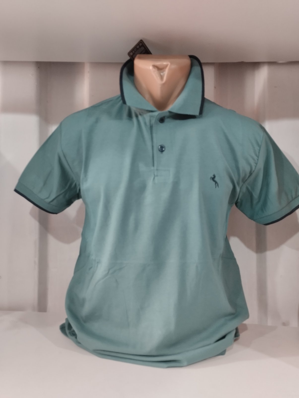 Футболка Panda (M-3XL) 1774 mint (лето)