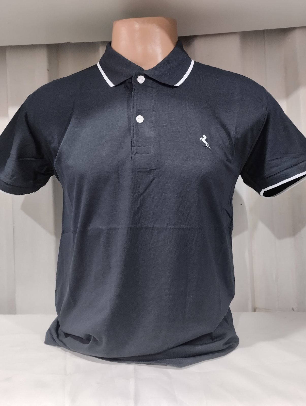 Футболка Panda (M-3XL) 1779 black (лето)