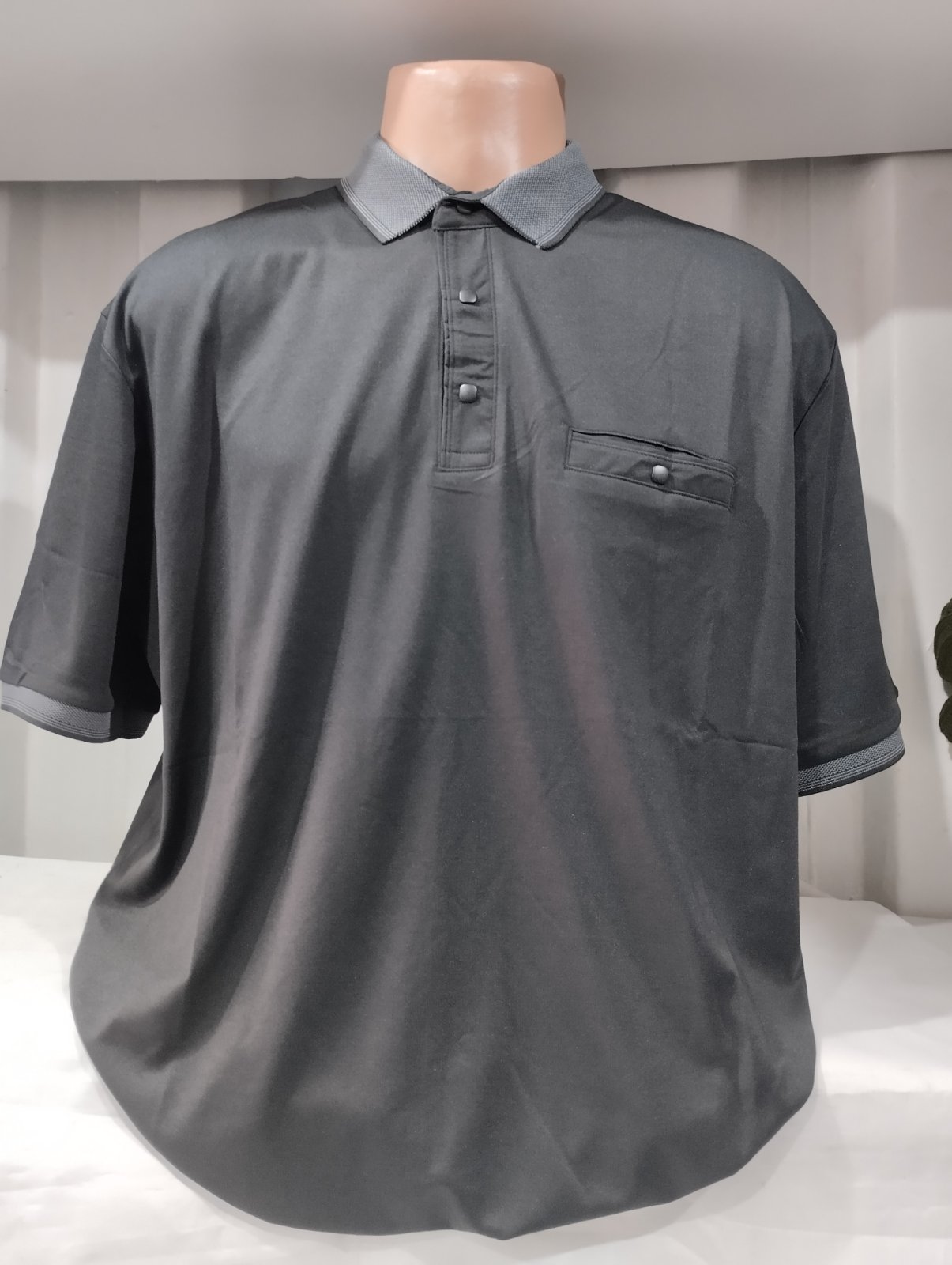 Футболка Panda (4XL-7XL) 1786 d.grey (лето)