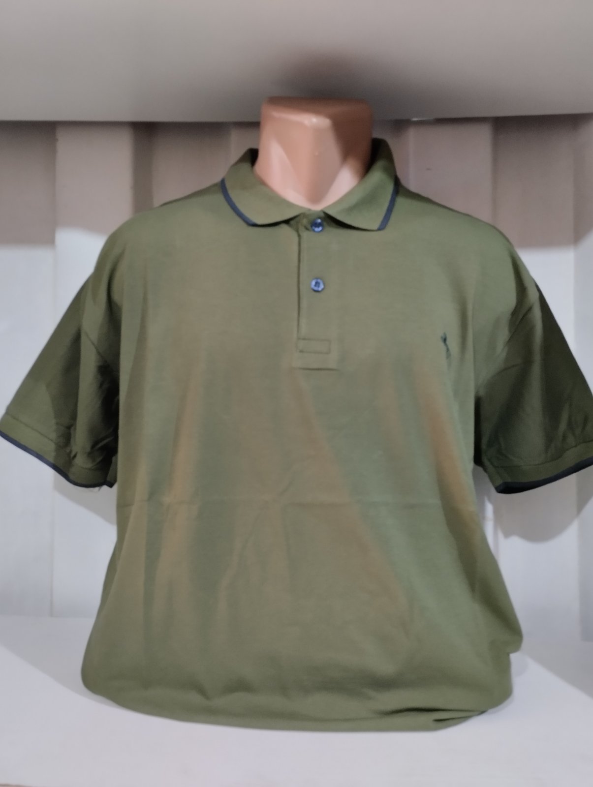 Футболка Panda (4XL-8XL) 1793 khaki (лето)