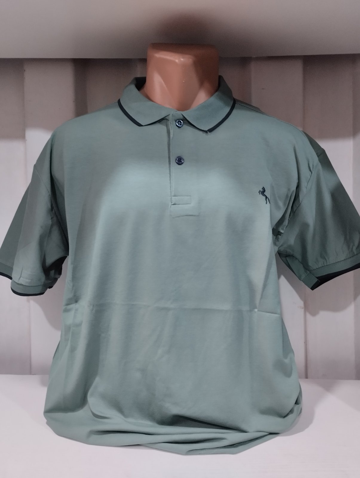 Футболка Panda (4XL-8XL) 1794 mint (лето)
