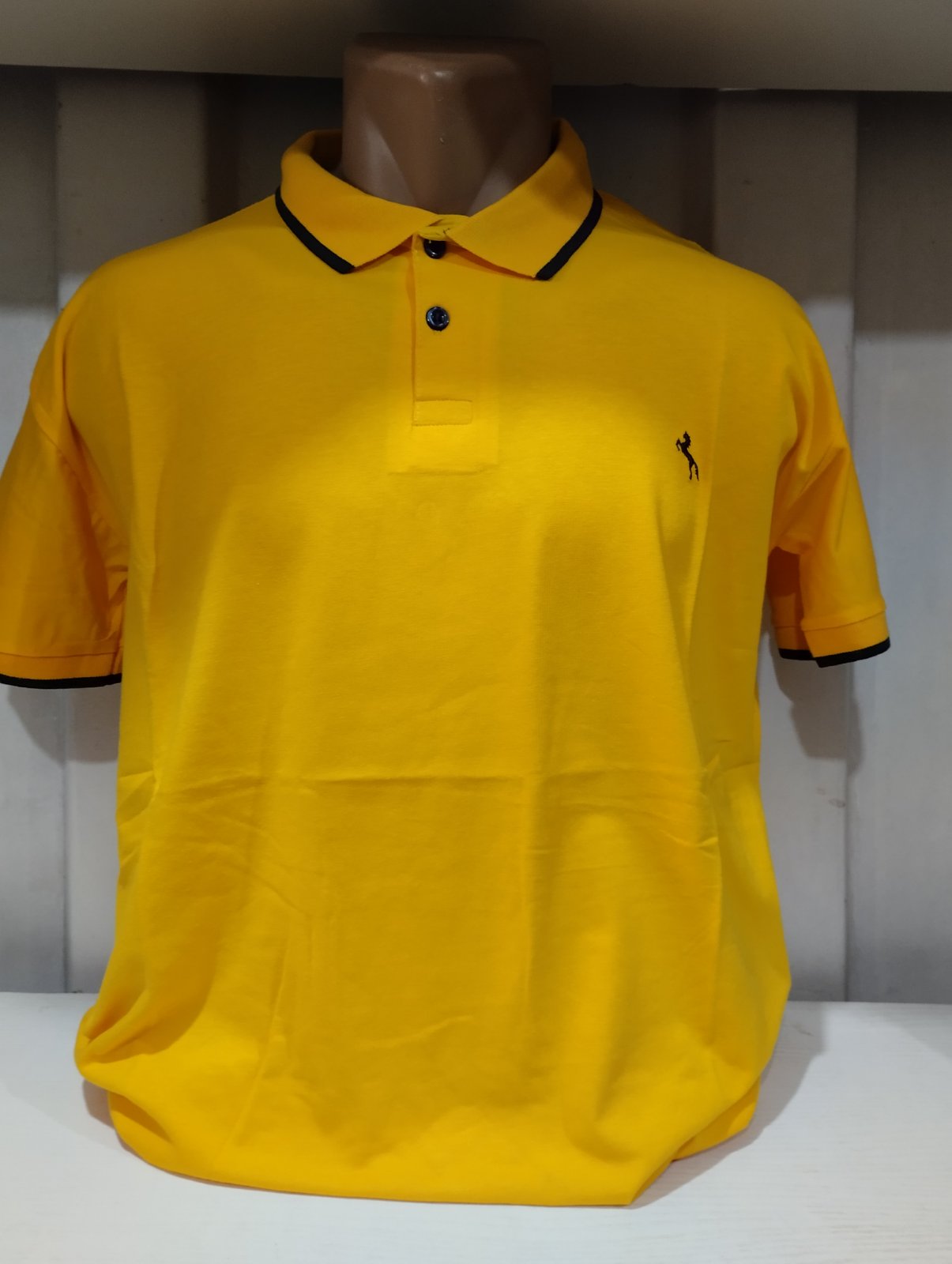 Футболка Panda (4XL-8XL) 1795 yellow (лето)