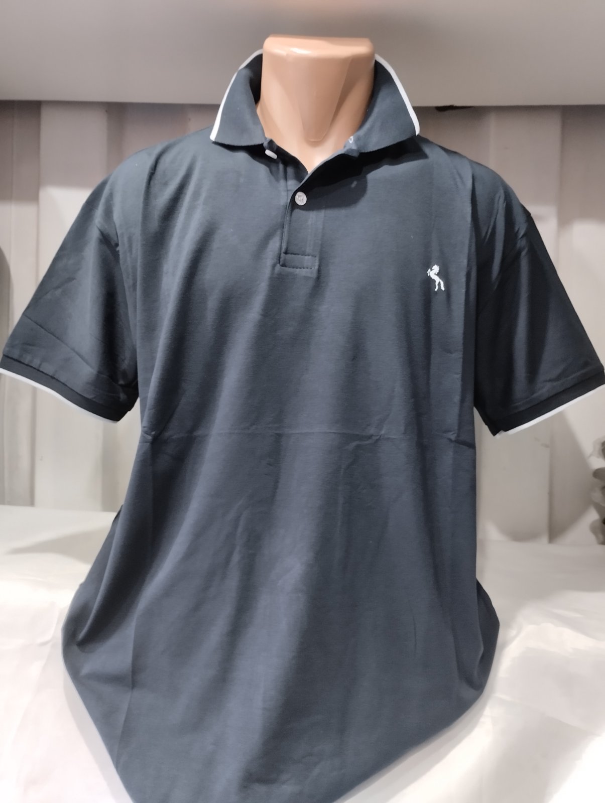 Футболка Panda (4XL-8XL) 1803 d.grey (лето)