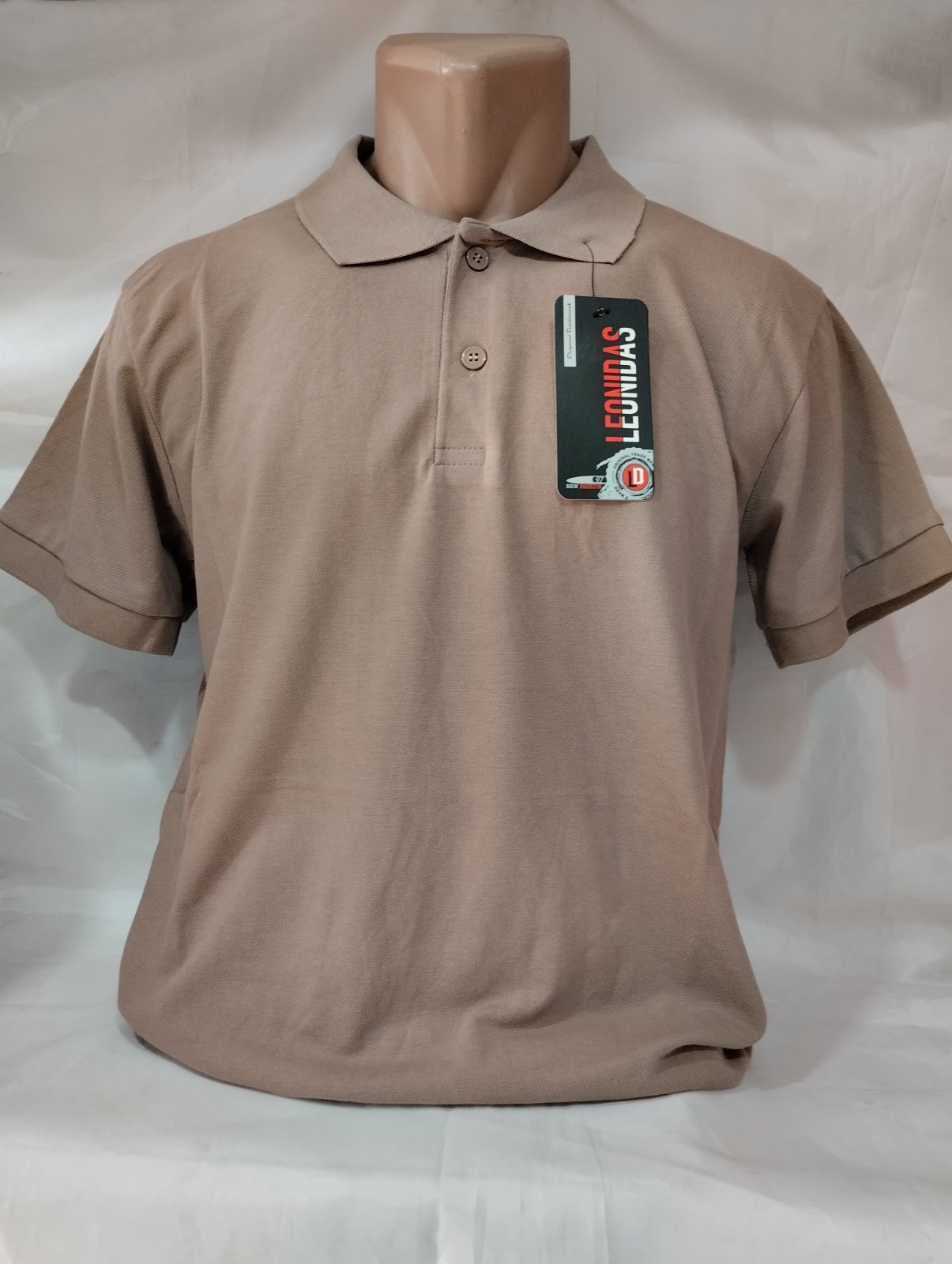 Футболка Panda (M-2XL) 1816 brown (лето)