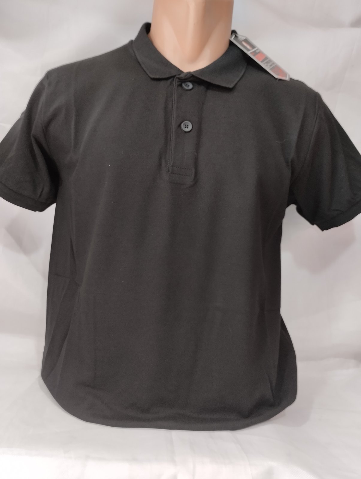 Футболка Panda (M-3XL) 1819 black (лето)