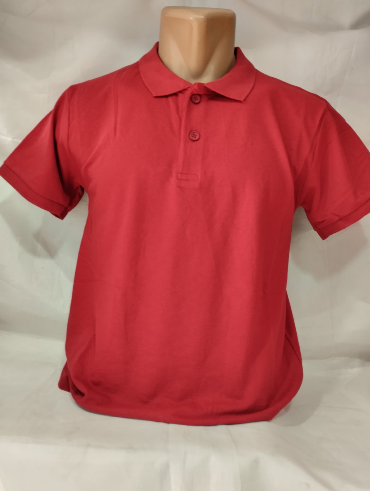 Футболка Panda (M-3XL) 1820 red (лето)