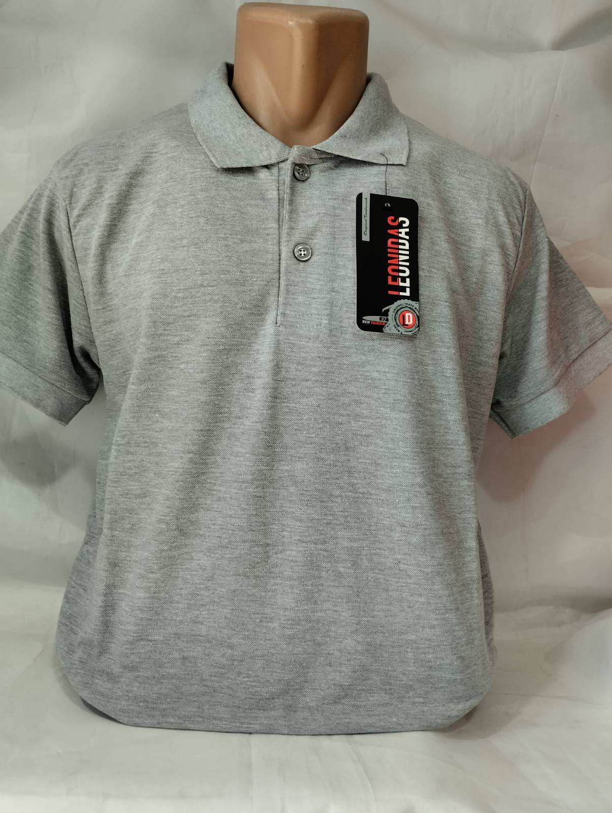 Футболка Panda (M-3XL) 1821 l.grey (лето)