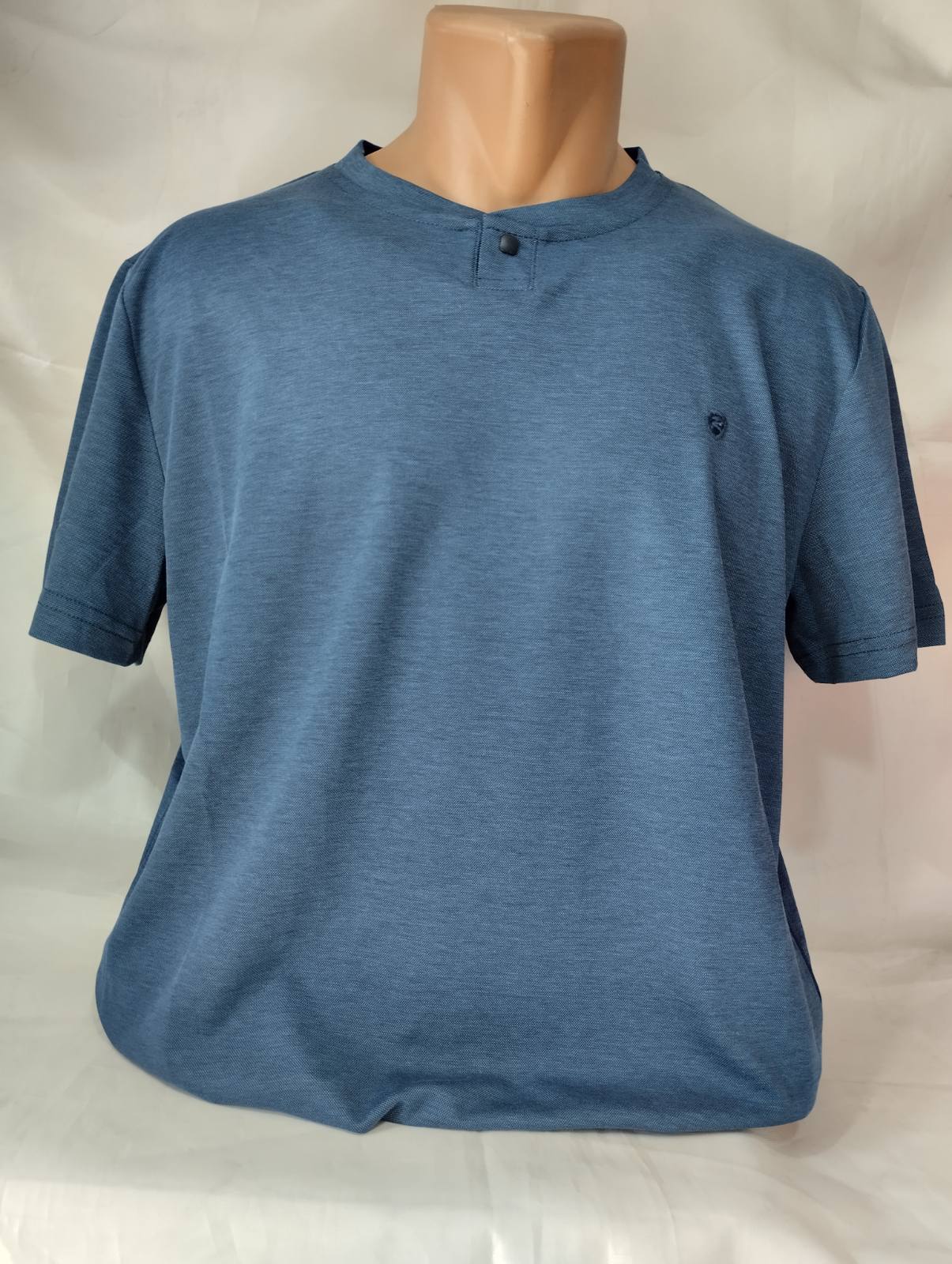 Футболка Panda (L-3XL) 1826 blue (лето)
