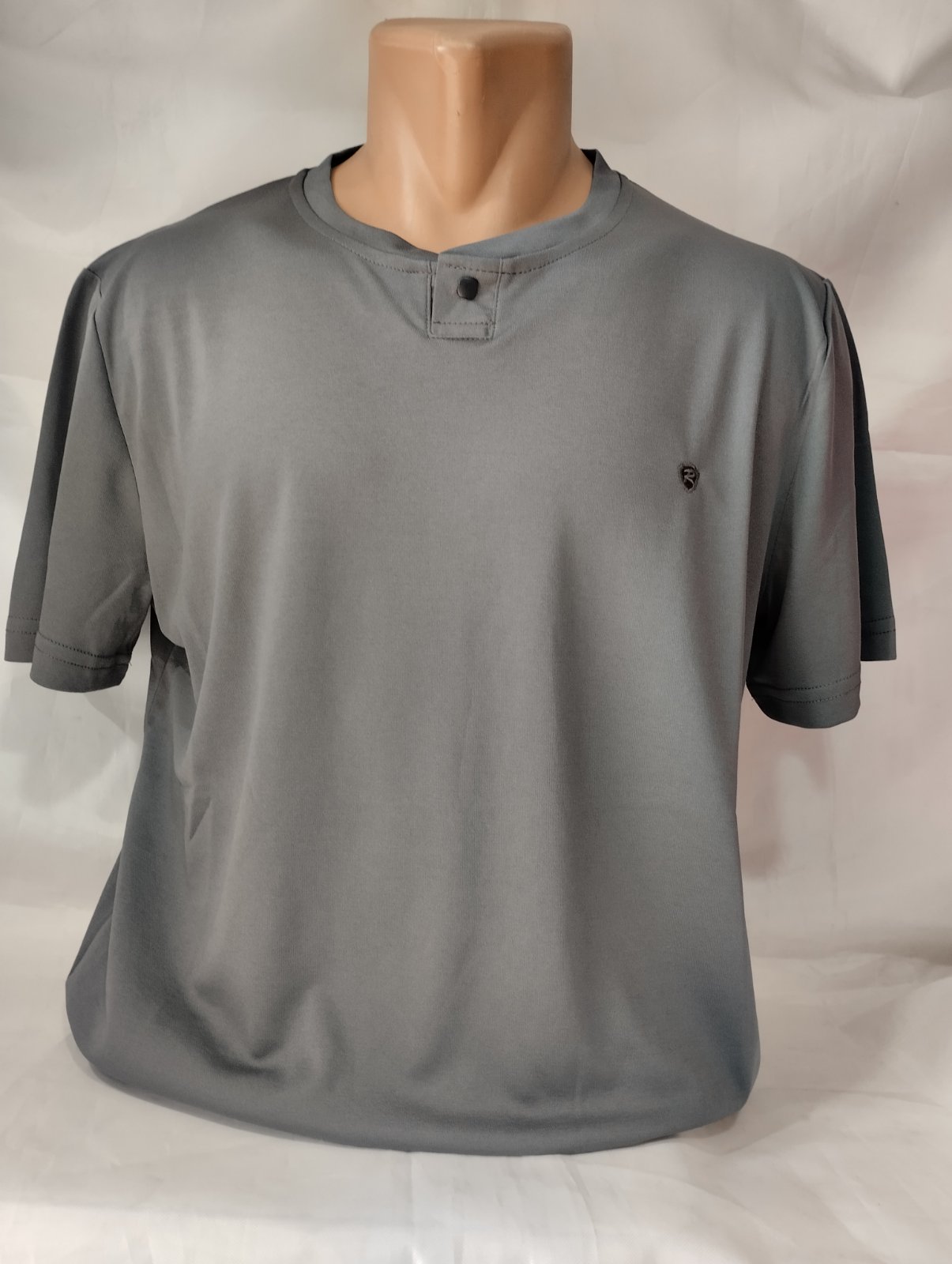 Футболка Panda (L-3XL) 1827 d.grey (лето)