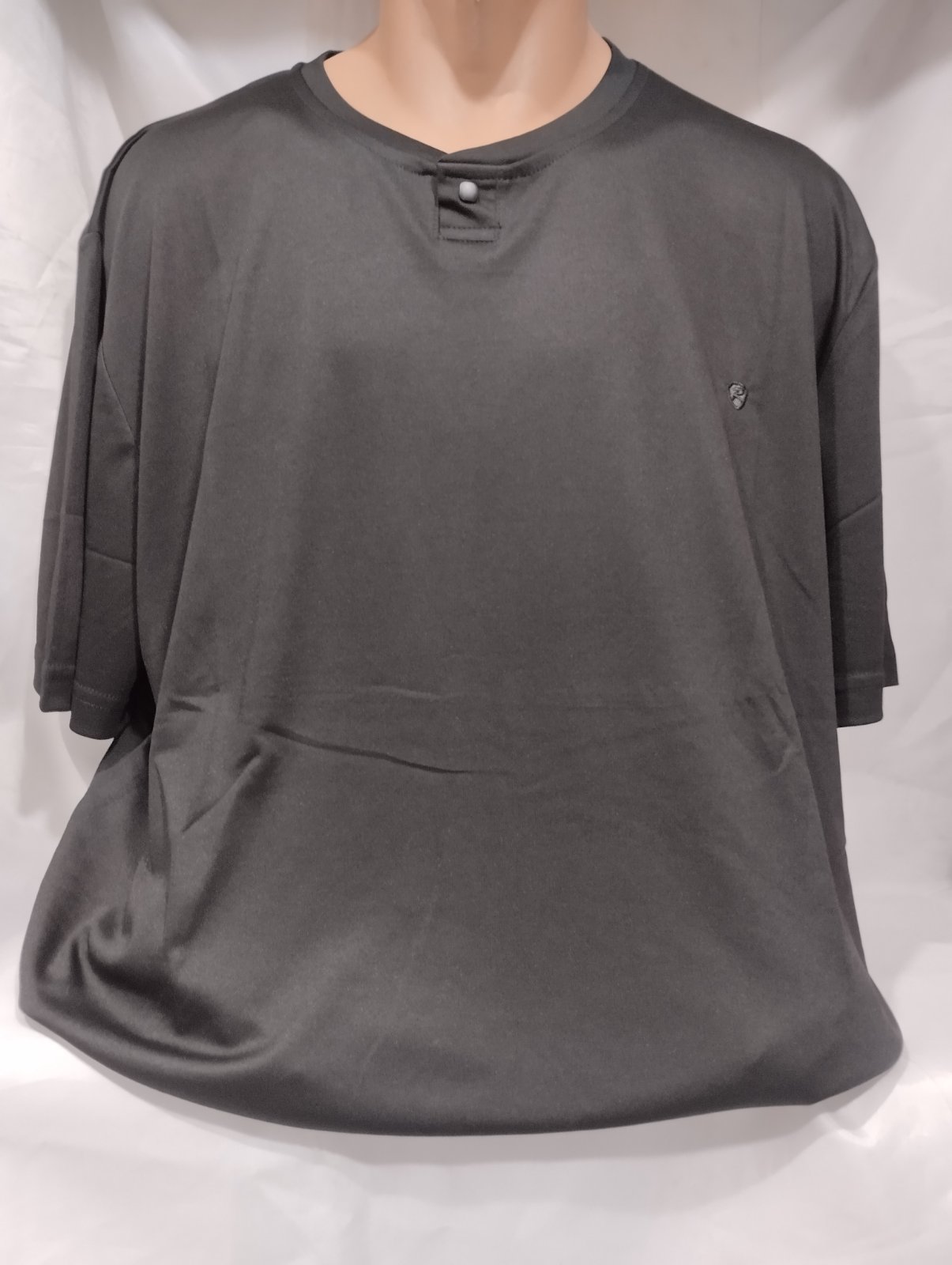 Футболка Panda (4XL-7XL) 1838 black (лето)