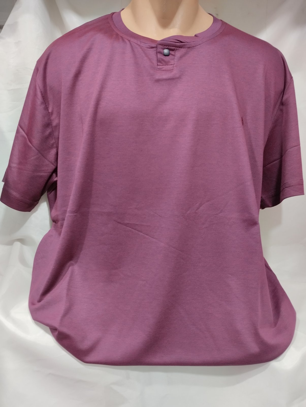 Футболка Panda (4XL-7XL) 1839 purple (лето)