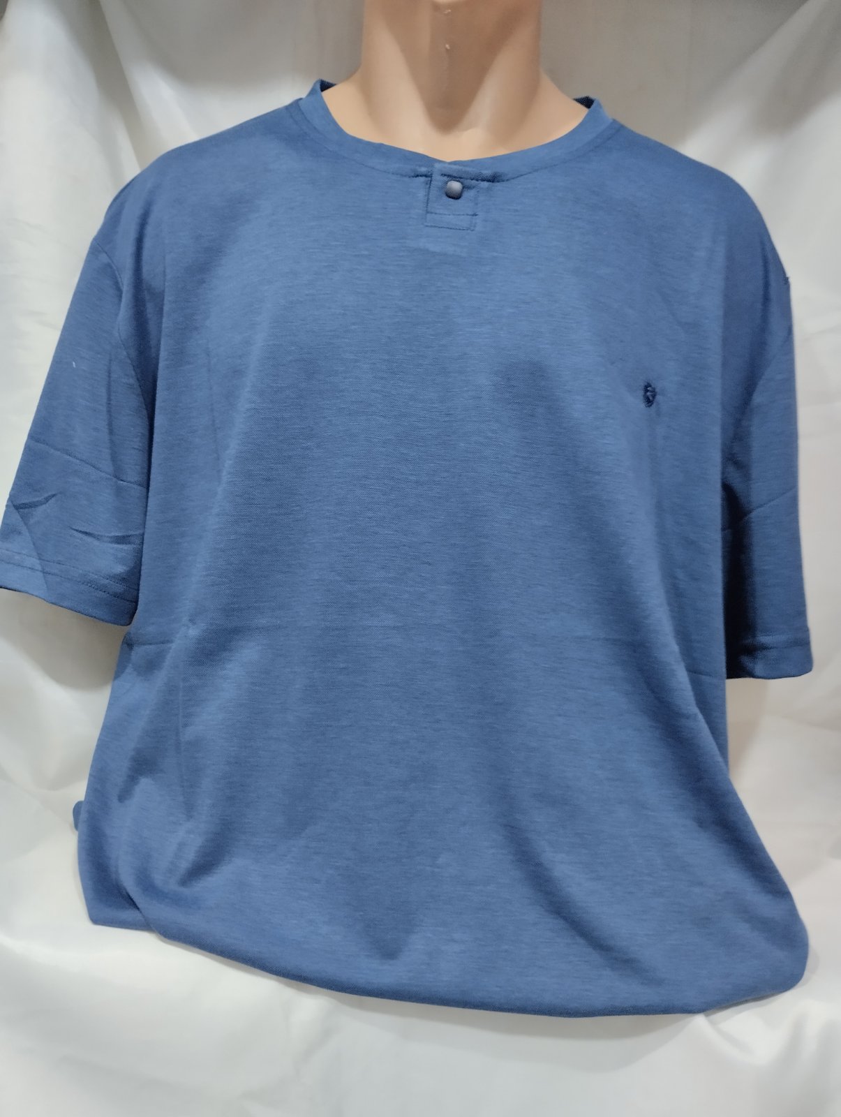 Футболка Panda (4XL-7XL) 1840 blue (лето)
