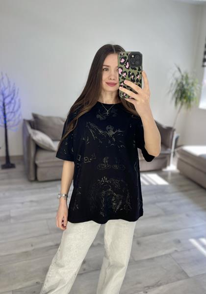 Футболка S.Style (one size) 14-0 black (лето)
