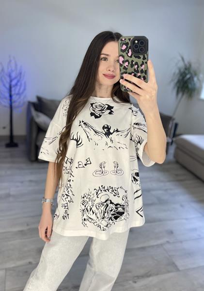 Футболка S.Style (one size) 14-0 white (лето)