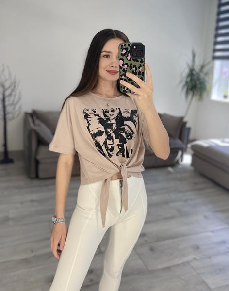 Футболка S.Style (42-48) 18 beige (лето)