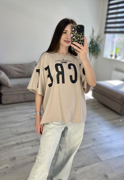 Футболка S.Style (42-48) 55-2 beige (лето)