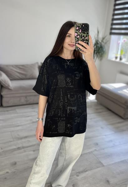 Футболка S.Style (one size) 72 black (лето)