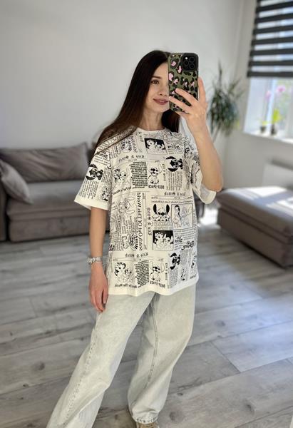 Футболка S.Style (one size) 72-0 l.beige (лето)