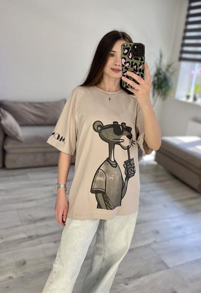 Футболка S.Style (one size) 72-1 beige (лето)
