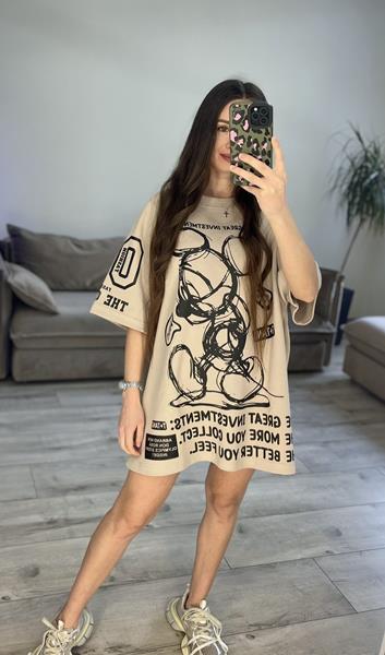 Туника S.Style (one size) 73-1 beige (лето)