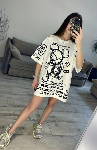 Туника S.Style (one size) 73-1 white (лето)