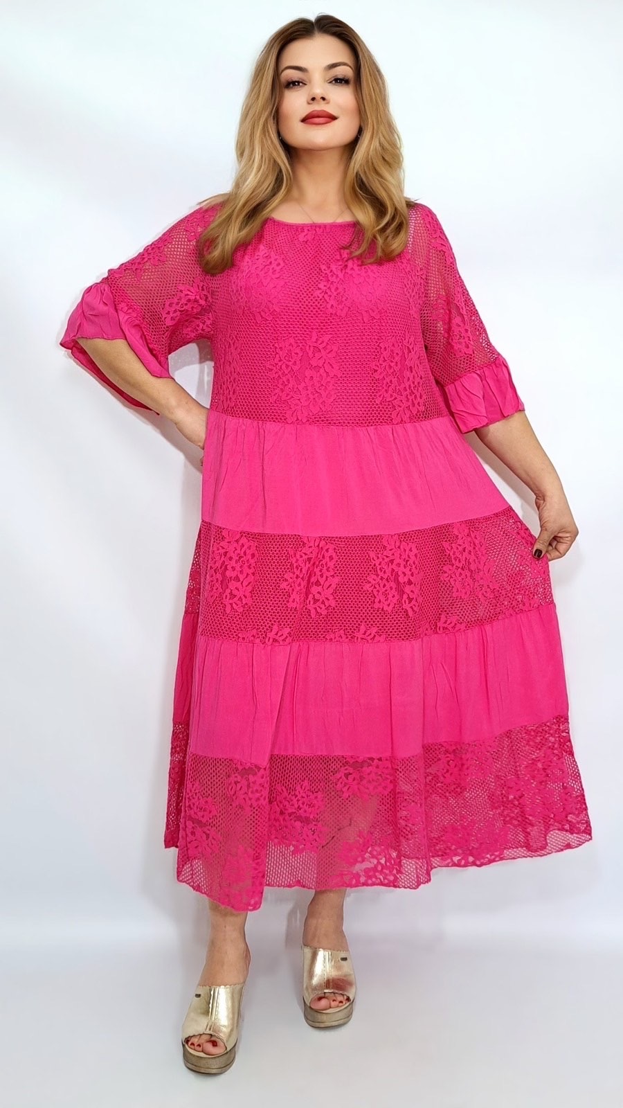 Платье Immei (54-58) I1 pink (лето)