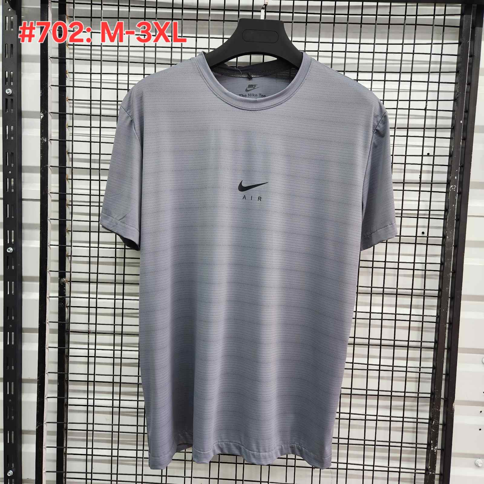 Футболка Jiher (M-3XL) 702 grey (лето)