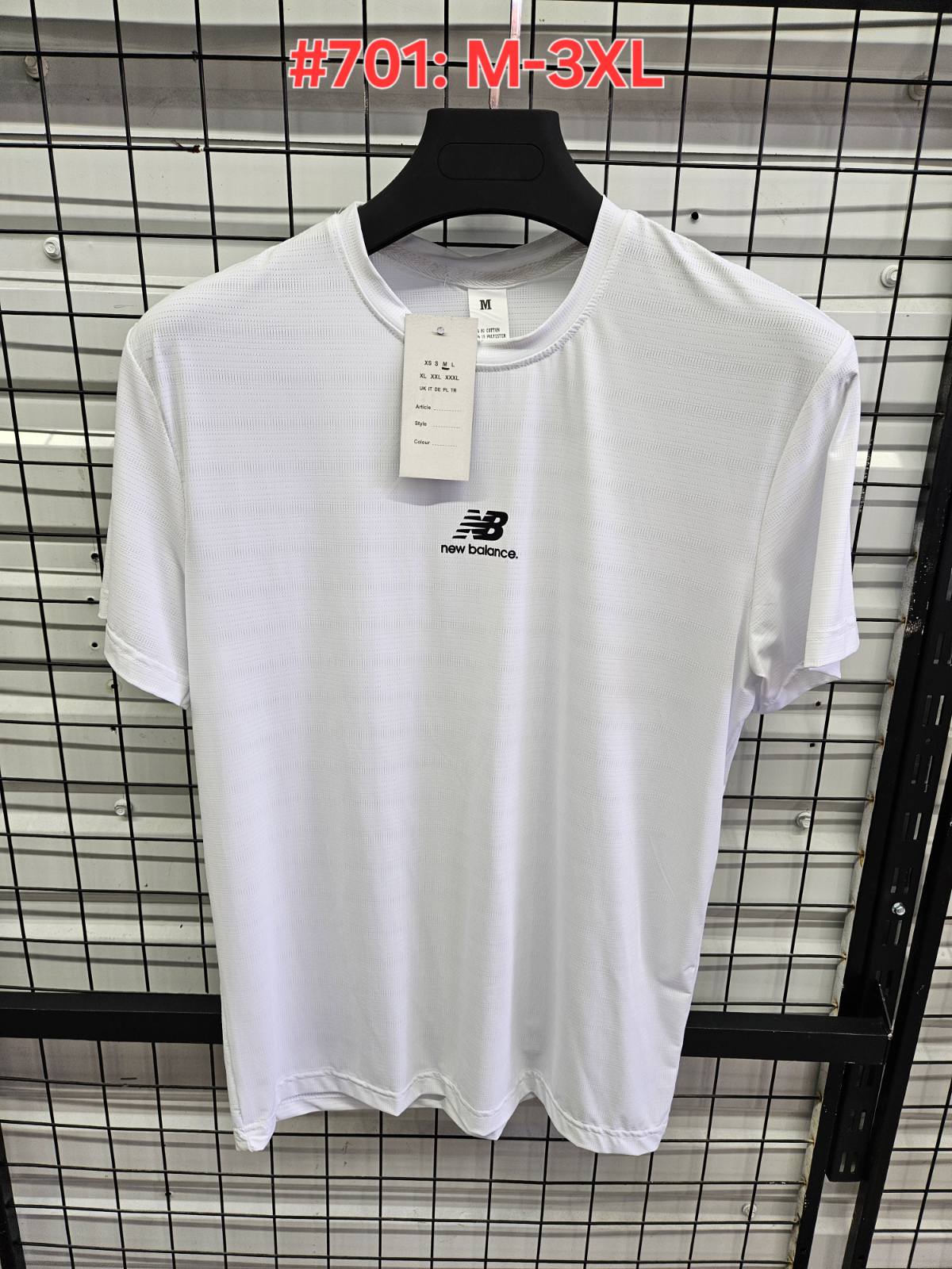 Футболка Jiher (M-3XL) 701 white (лето)
