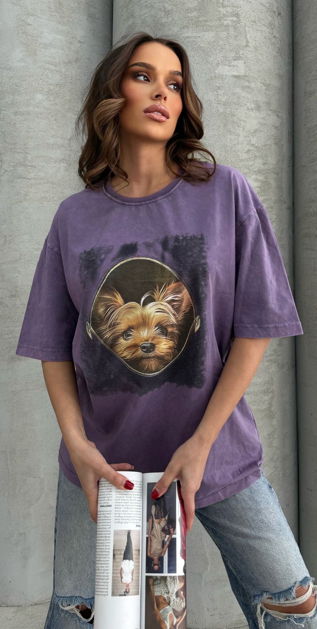 Футболка Major (S-L) M66 violet (лето)