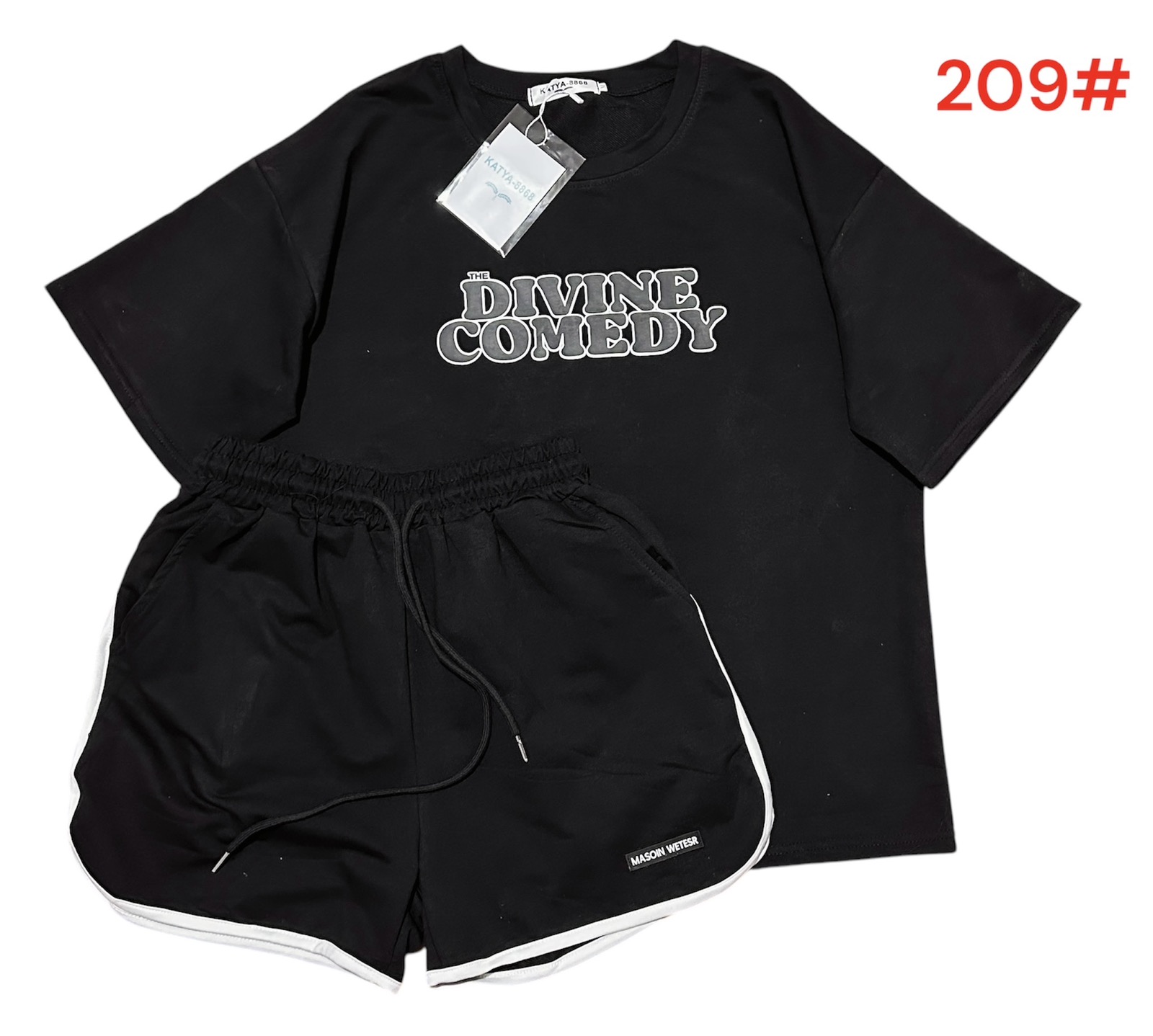 Костюм Van Truong (M-XL) 209 black (лето)
