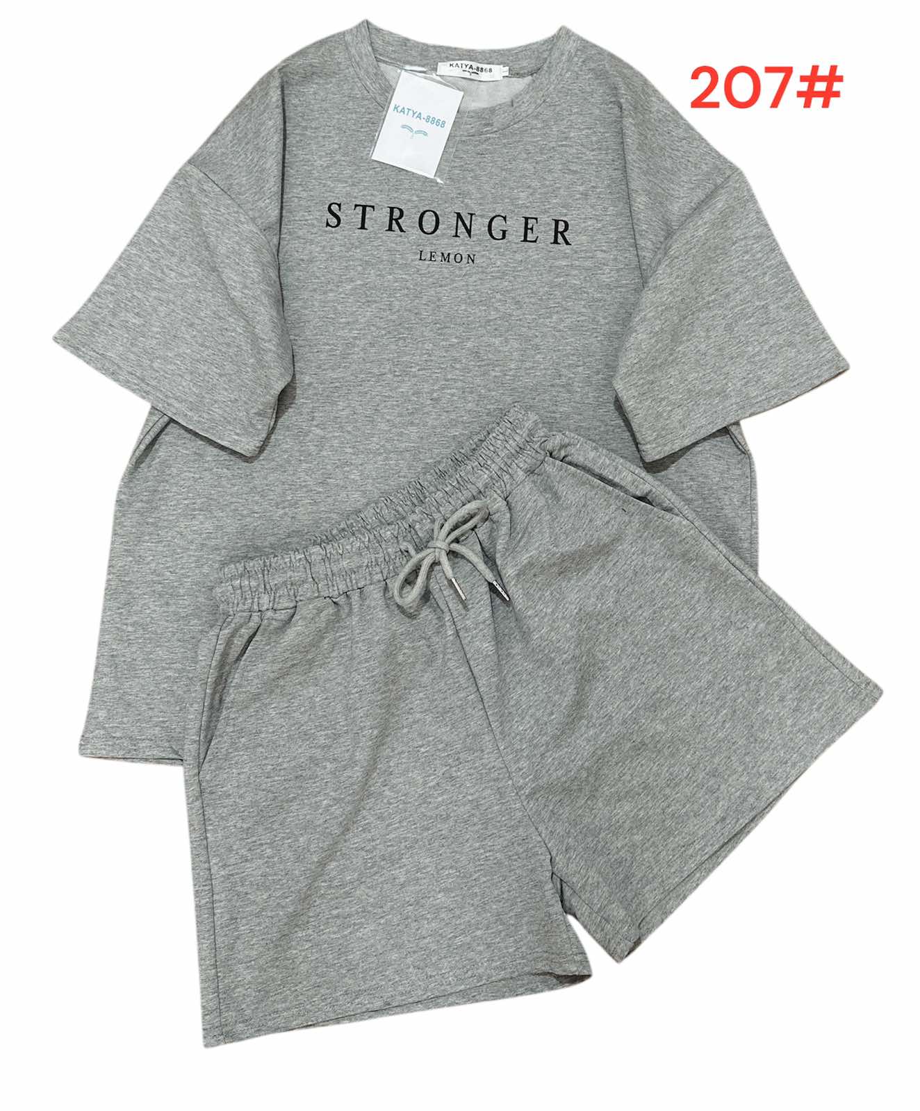 Костюм Van Truong (M-XL) 207 grey (лето)