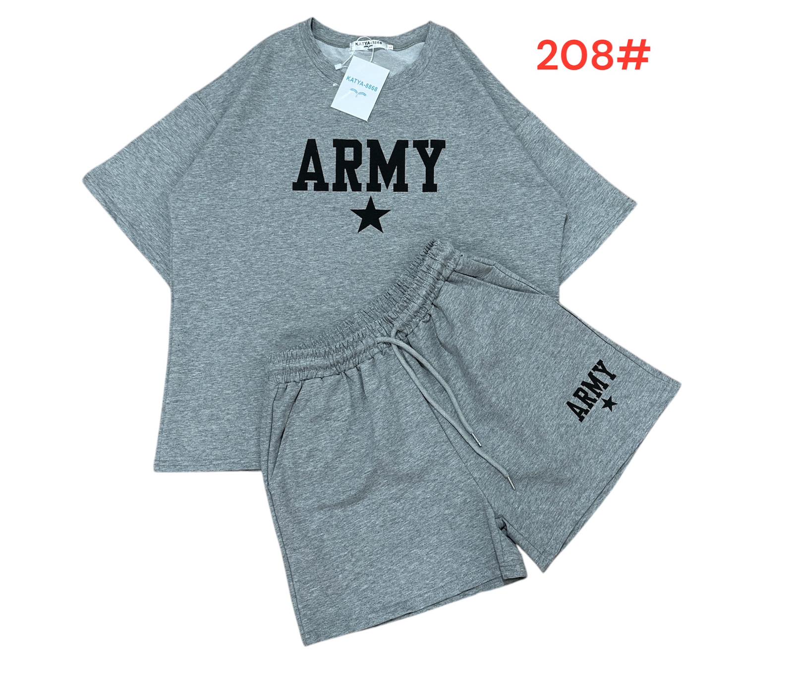 Костюм Van Truong (M-XL) 208 grey (лето)