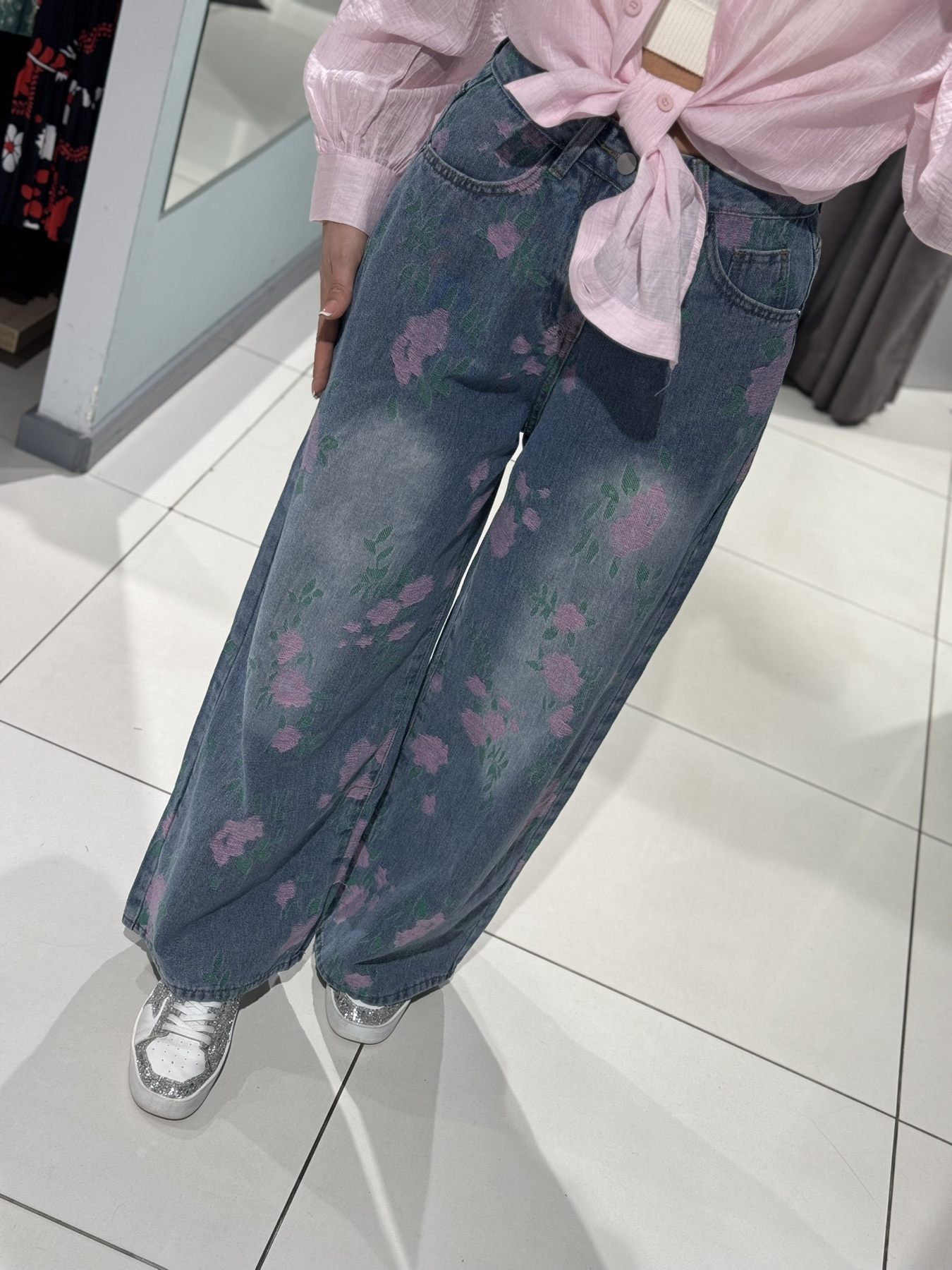 Джинсы Comod (S-XL) 056 blue (деми)