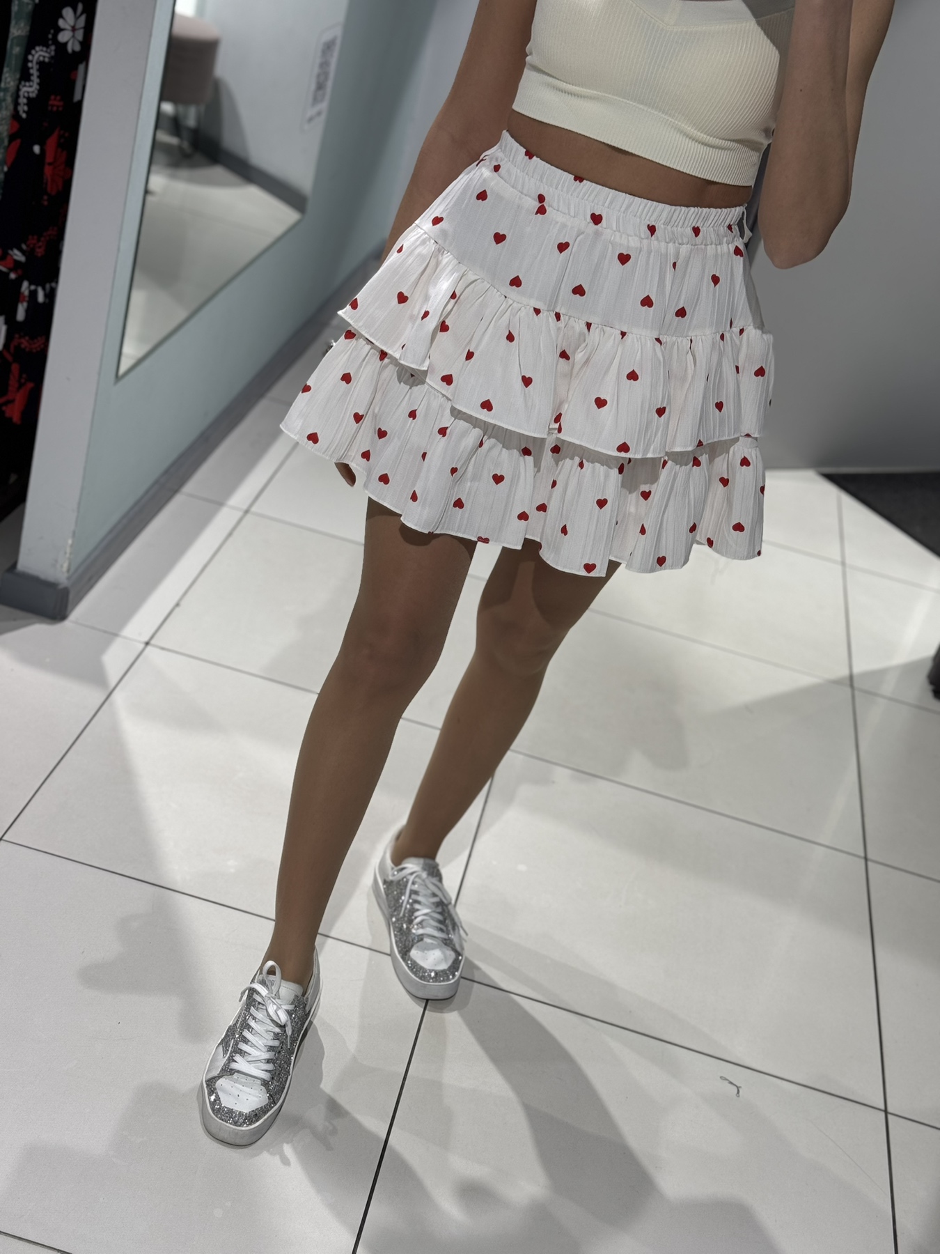 Юбка-шорты Comod (one size) 8012 white (лето)