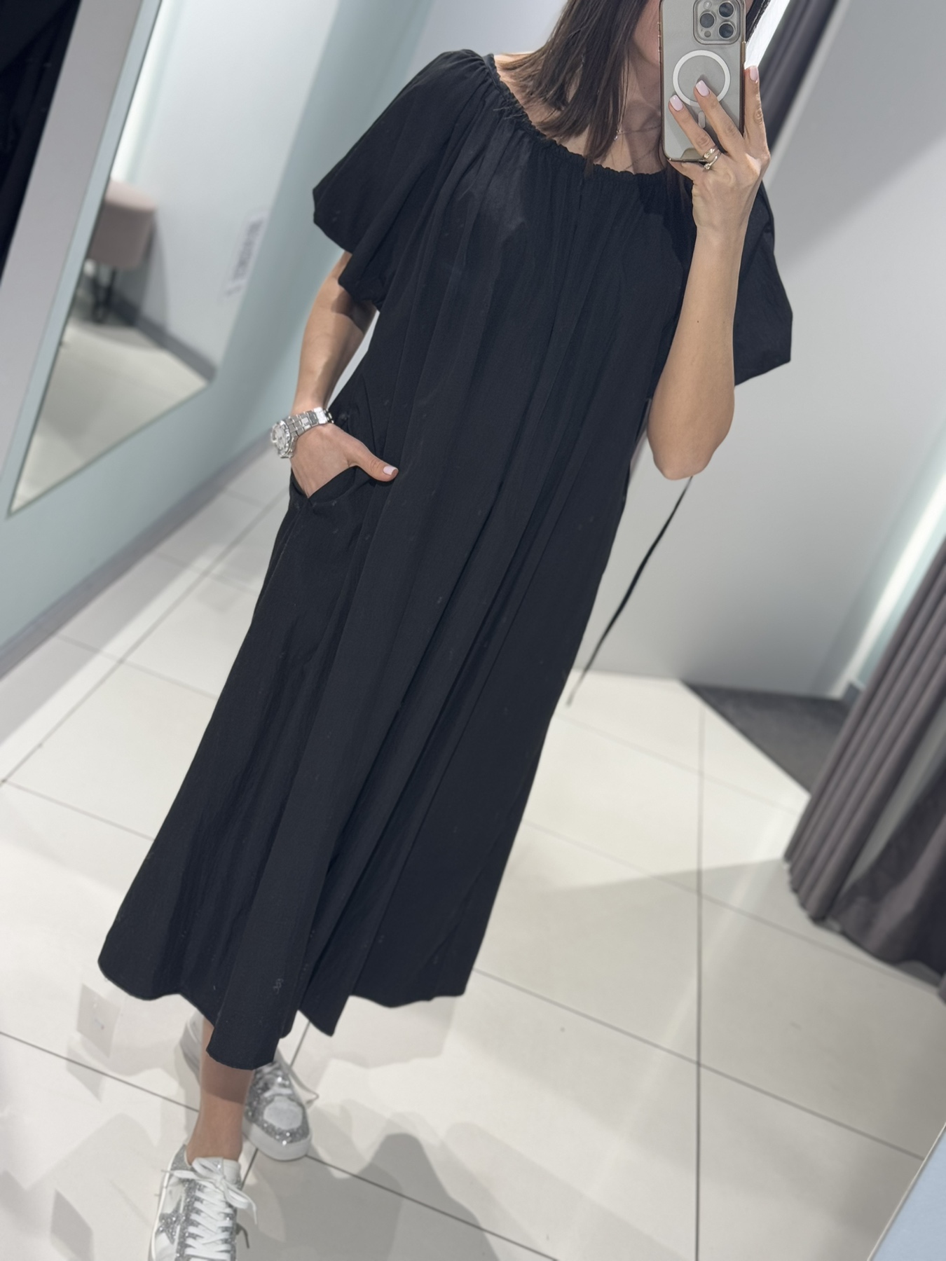 Платье Comod (M-L) 9719 black (лето)